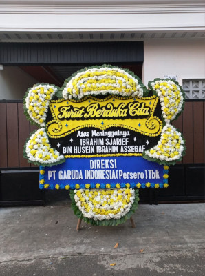Papan Bunga Duka di Talang Empat